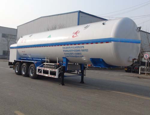 昌骅牌12米27.6吨3轴低温液体运输半挂车(HCH9404GDYB)