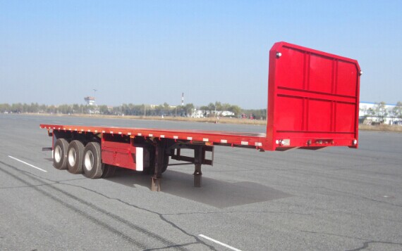 霍夫勒牌13米34.4吨3轴平板运输半挂车(HHL9400TPB)