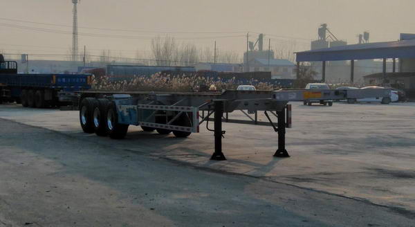 麟州牌14米35.2吨3轴集装箱运输半挂车(YDZ9409TJZ)