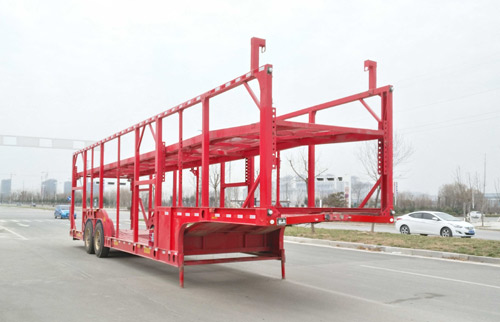 中郓通牌13.8米19.5吨2轴车辆运输半挂车(JZJ9260TCL)