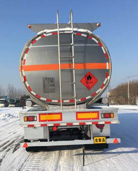 建成牌JC9401GRYL1铝合金易燃液体罐式运输半挂车公告图片