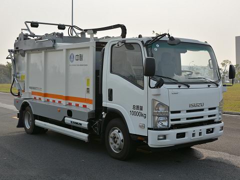 中联牌ZLJ5100ZYSQLE5压缩式垃圾车公告图片