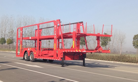 广大鸿远牌13.8米12.5吨2轴车辆运输半挂车(GHY9220TCL)
