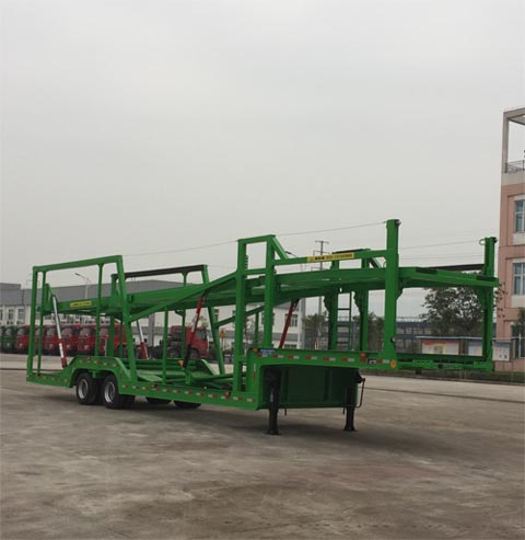 炫虎牌13.8米13.8吨2轴车辆运输半挂车(DAT9210TCL)