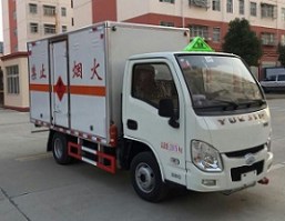 易燃气体厢式运输车