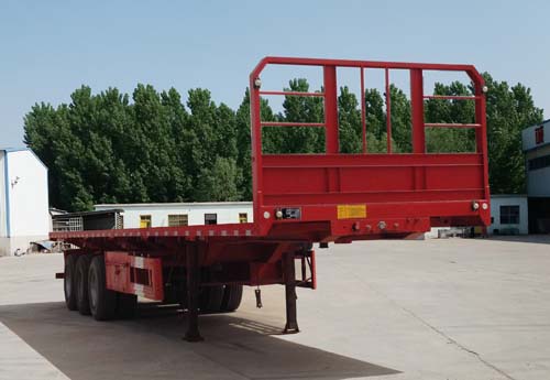 汇多通牌13米32.9吨3轴平板自卸半挂车(TJH9401ZZXP)