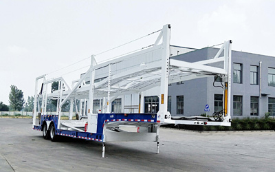 龙恩牌13.8米27.5吨2轴车辆运输半挂车(LHE9350TCL)