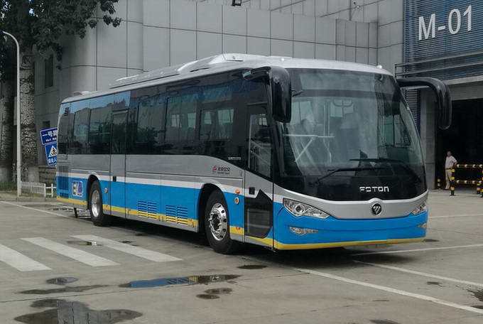 福田牌12米24-46座插电式混合动力城市客车(BJ6127SHEVCA)