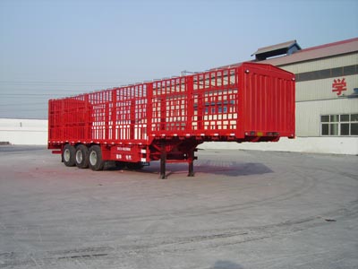 骏强牌13米34吨3轴畜禽运输半挂车(JQ9401CCQ)