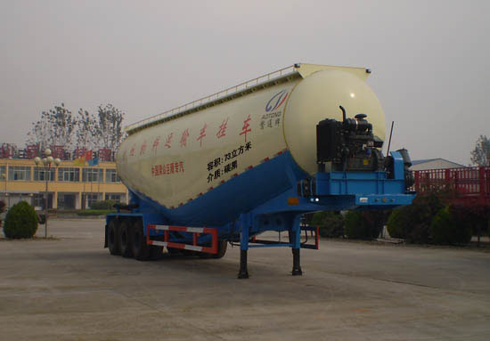 骜通牌13米28吨3轴低密度粉粒物料运输半挂车(LAT9400GFL)