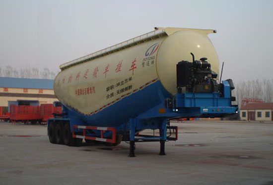 骜通牌10.6米30.9吨3轴低密度粉粒物料运输半挂车(LAT9406GFL)