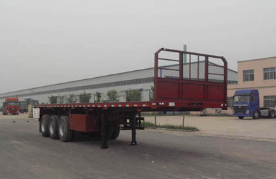麒强牌11.5米34.5吨3轴平板运输半挂车(JTD9401TPB)