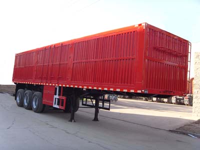 可利尔牌11米33.8吨3轴厢式运输半挂车(HZY9406XXY1)