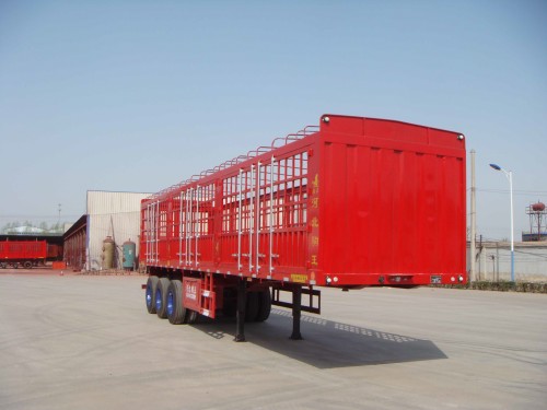 驹王牌12.5米33.5吨3轴仓栅式运输半挂车(ZJW9406CCYA)