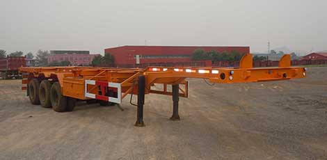 冀东巨龙牌12.5米34.7吨3轴集装箱运输半挂车(JDL9401TJZ)