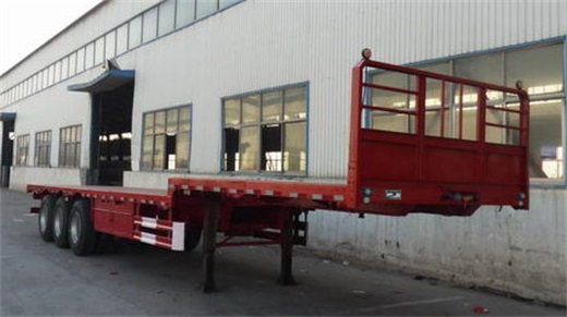 华宇达牌13米34吨3轴平板运输半挂车(LHY9401TPB)