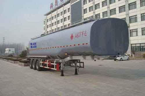 万事达牌12米31.5吨3轴润滑油罐式运输半挂车(SDW9400GRH)