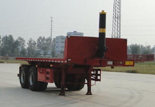 华鲁业兴牌7.7米29.9吨2轴平板自卸半挂车(HYX9350ZZXP)