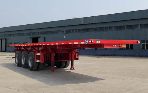 金多利牌11.5米33.8吨3轴平板自卸半挂车(KDL9401ZZXP)