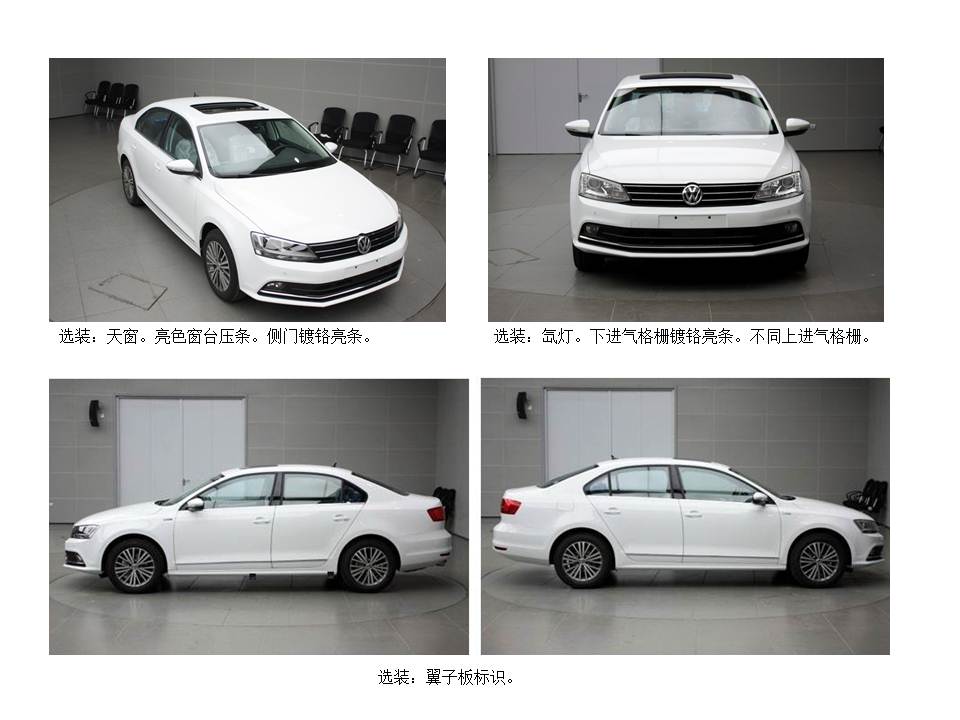 大众牌FV7166BAMBG轿车公告图片