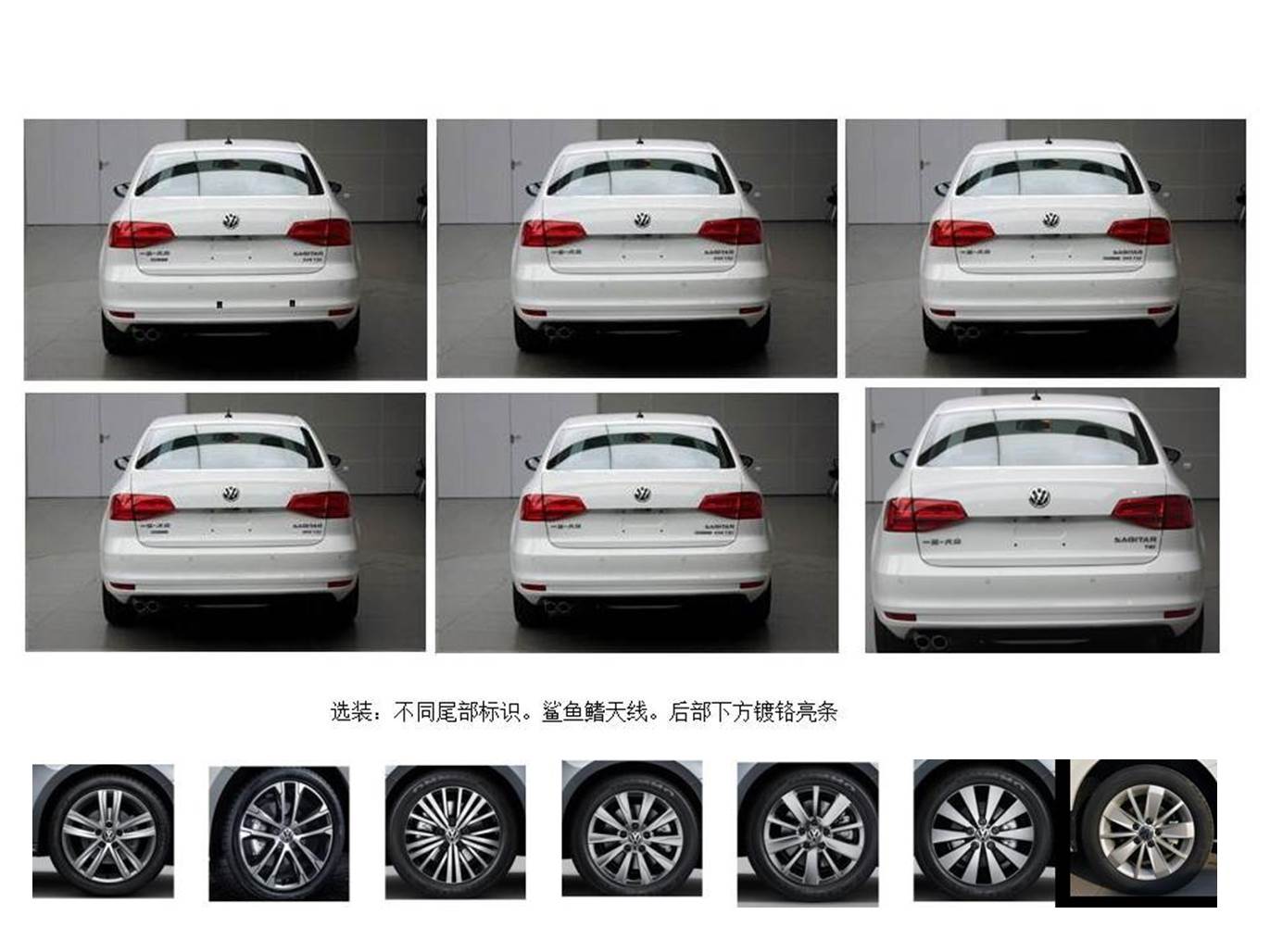 大众牌FV7166BAMBG轿车公告图片