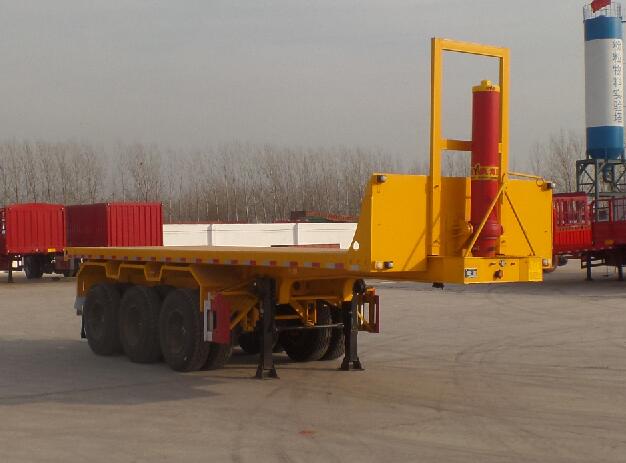 扶桑牌9.5米32.7吨3轴平板自卸半挂车(FS9400ZZXP)
