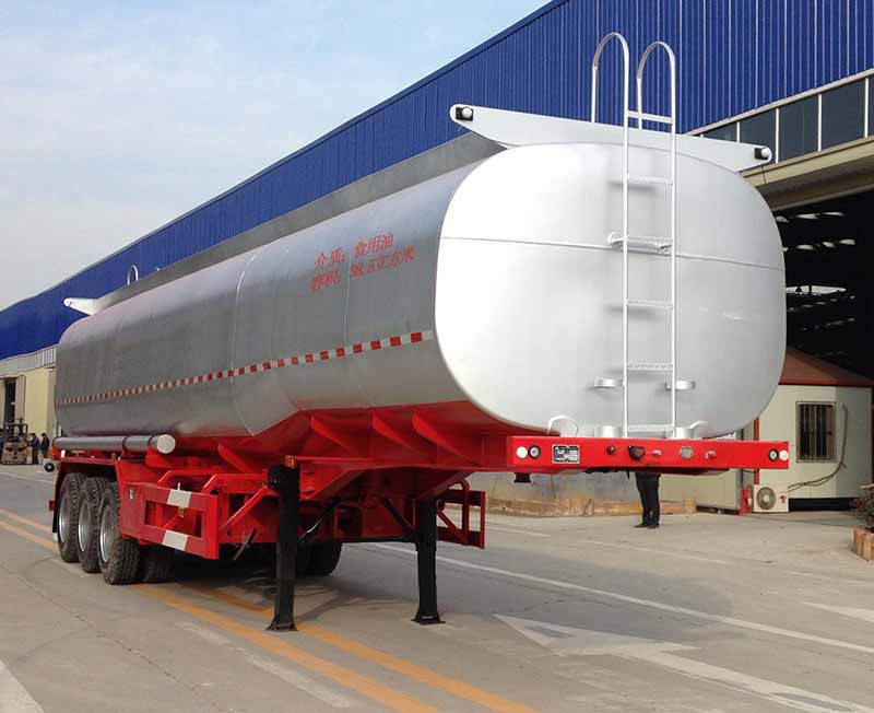 丰奥达牌13米29.5吨3轴液态食品运输半挂车(LTY9400GYS)
