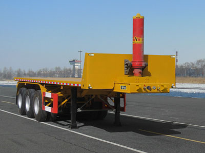 可利尔牌8.7米33.5吨3轴平板自卸半挂车(HZY9400ZZXP)
