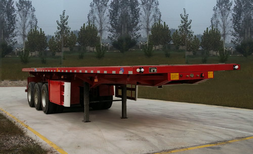 儒源牌11.5米32吨3轴平板自卸半挂车(ZDY9402ZZXP)