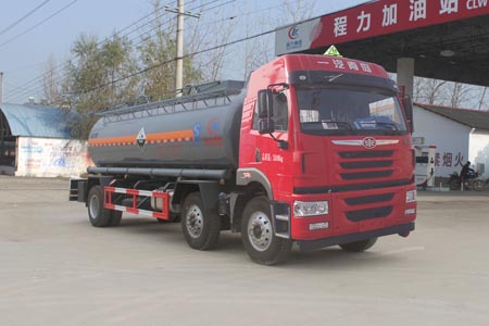 程力威牌CLW5250GFWC5腐蚀性物品罐式运输车公告图片
