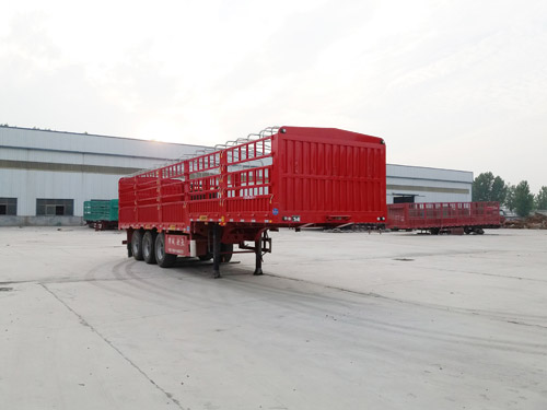 鑫凯达牌11.5米35吨3轴仓栅式运输半挂车(DLZ9400CCYD)