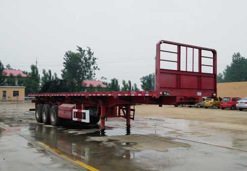 运腾驰牌13米30.2吨3轴平板自卸半挂车(SDT9380ZZXP)
