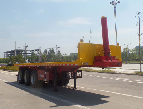 瑞宜达牌9.5米33.5吨3轴平板自卸半挂车(LLJ9400ZZXPH)