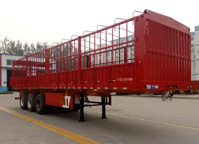 川堰牌11.5米34.1吨3轴仓栅式运输半挂车(GTW9402CCY)