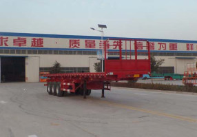 平板自卸半挂车