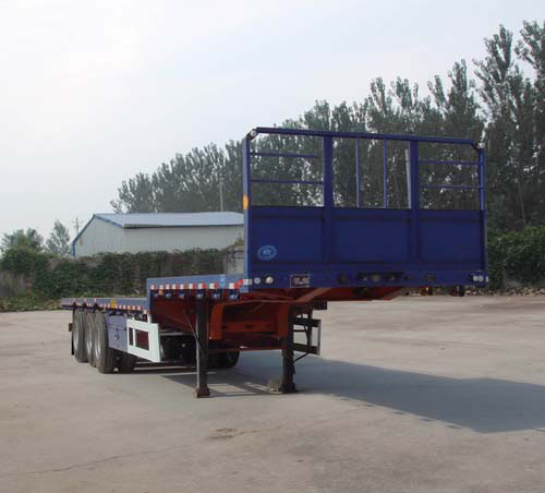 鑫鲁骏牌13米34.5吨3轴平板运输半挂车(SSY9401TPB)