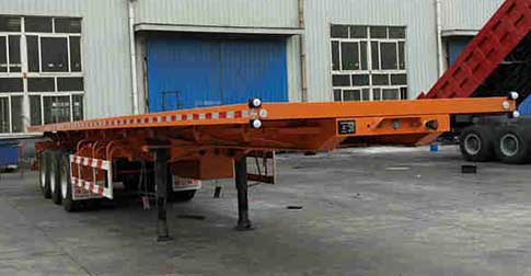 冀东巨龙牌11米32吨3轴平板自卸半挂车(JDL9403ZZXP)