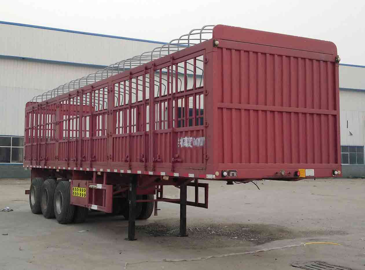 尹超牌11.5米32.5吨3轴仓栅式运输半挂车(LHT9382CCYA)