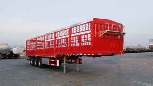 华盛顺翔牌13米34.5吨3轴仓栅式运输半挂车(LHS9400CCYD)