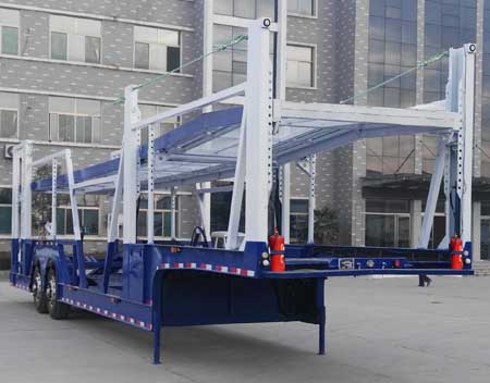 斯派菲勒牌13.8米13吨2轴乘用车辆运输半挂车(GJC9202TCC)