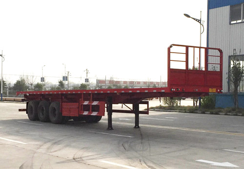 龙恩牌11.5米33.6吨3轴平板自卸半挂车(LHE9401ZZXPC)