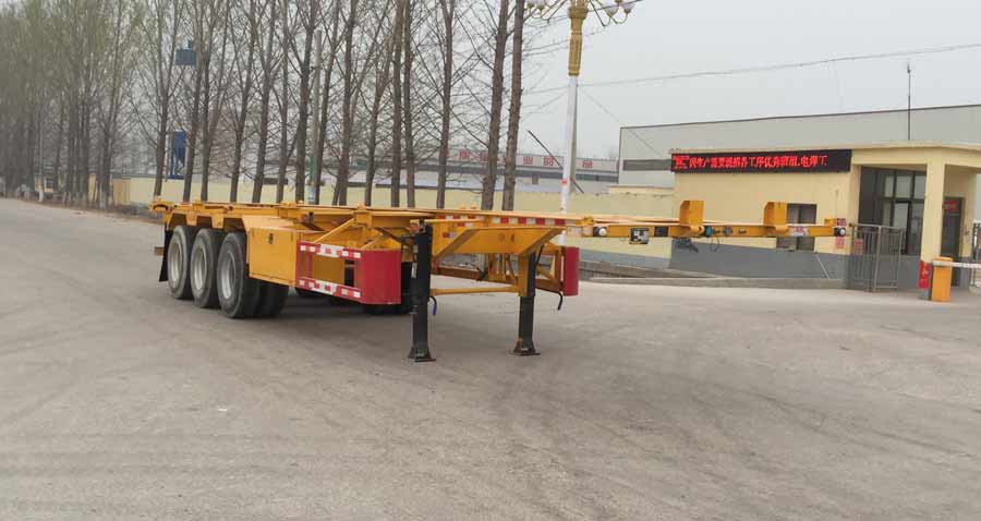 苏化牌12.5米34.8吨3轴集装箱运输半挂车(PHY9400TJZ)