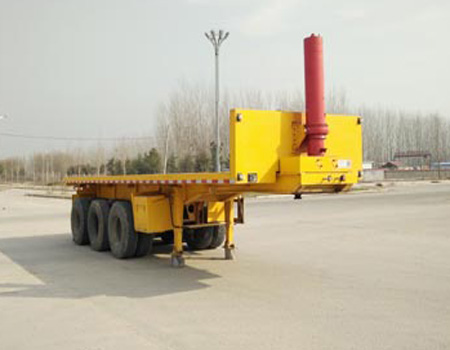 冀东巨龙牌8.8米33吨3轴平板自卸半挂车(JDL9404ZZXP)