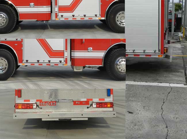 金猴牌SXT5200GXFPM60泡沫消防车公告图片