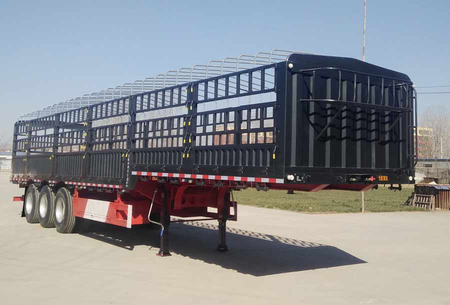 吉悦牌13米34吨3轴仓栅式运输半挂车(SPC9400CCYEA)