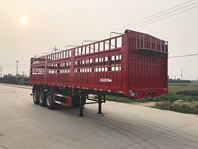 川堰牌11.5米34.1吨3轴仓栅式运输半挂车(GTW9402CCYB)