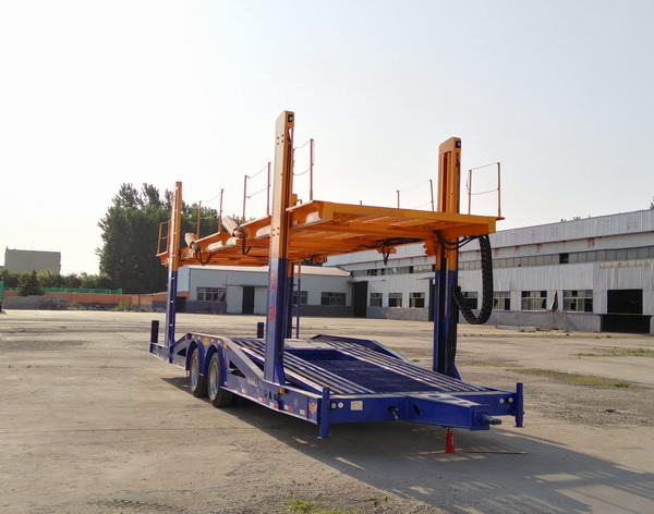 巨运牌11.8米11.2吨2轴中置轴车辆运输挂车(LYZ9180TCLZ)