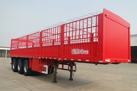 东润牌11米33.6吨3轴仓栅式运输半挂车(WSH9401CCY)