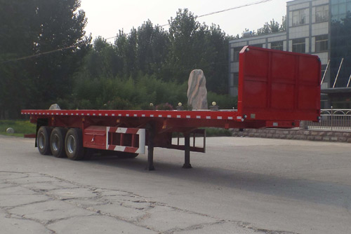 瑞宜达牌13米33.5吨3轴平板自卸半挂车(LLJ9401ZZXPC)