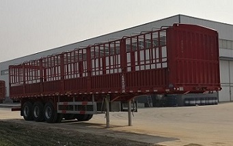 天明牌13米33.8吨3轴仓栅式运输半挂车(TM9400CCY)